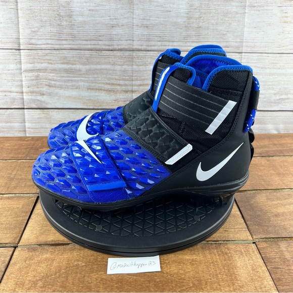 Nike Force Savage Elite 2 Football Cleats Blue Black - Picture 3 of 8
